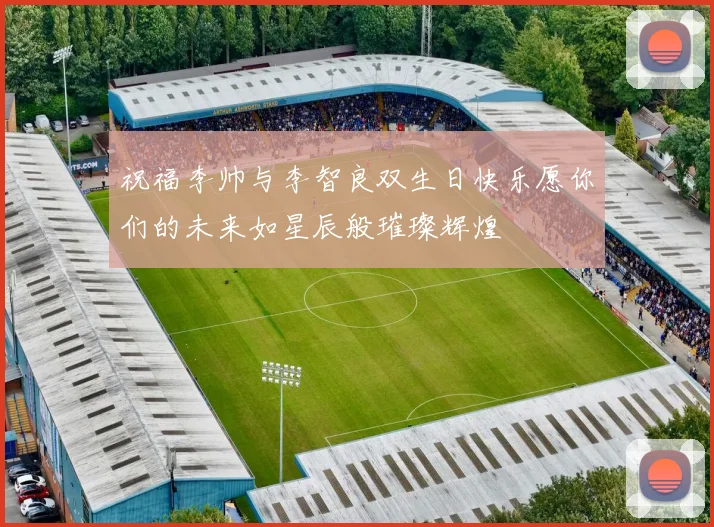 祝福李帅与李智良双生日快乐愿你们的未来如星辰般璀璨辉煌
